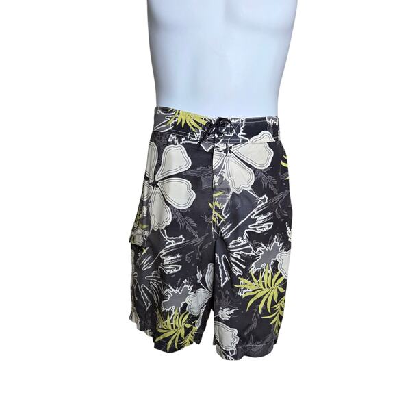 Tommy Bahama‎ Relax Mens Swim Trunks Medium Tropical Print Lined Pockets - Picture 3 of 9